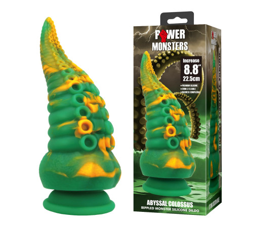 Силиконовый фаллоимитатор-щупальце Abyssal Colossus - 22,5 см.