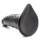 Заказать Серый фантазийный фаллоимитатор Beastly Tapered Bumpy Silicone Dildo - 21 см.