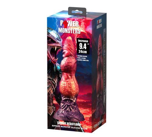 Фаллоимитатор-гигант на присоске Savage Beastlord - 24 см.
