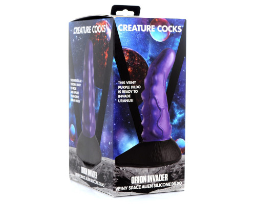 Заказать Фантазийный фаллоимитатор Orion Invader Veiny Space Alien Silicone Dildo - 18,4 см. Заказать Фантазийный фаллоимитатор Orion Invader Veiny Space Alien Silicone Dildo - 18,4 см.