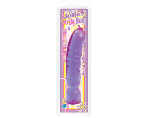 Заказать Фиолетовый фаллоимитатор Big Boy Dong Crystal Purple Jellie - 29,5 см. Заказать Фиолетовый фаллоимитатор Big Boy Dong Crystal Purple Jellie - 29,5 см.