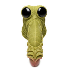 Фантазийный фаллоимитатор Swamp Monster Green Scaly Silicone Dildo - 23,9 см.