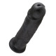 Чёрный фаллос-гигант 10 Cock - 25,4 см.