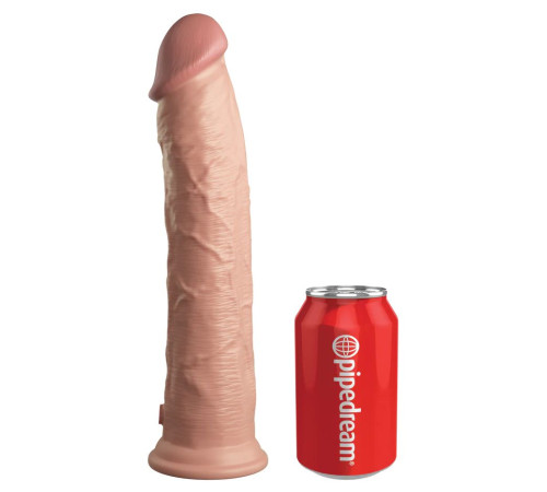 Телесный фаллоимитатор-реалистик King Cock Ellite Dual Density - 28 см. Телесный фаллоимитатор-реалистик King Cock Ellite Dual Density - 28 см.