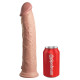 Заказать Телесный фаллоимитатор-реалистик King Cock Ellite Dual Density - 28 см.