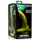 Заказать Фантазийный фаллоимитатор Swamp Monster Green Scaly Silicone Dildo - 23,9 см.