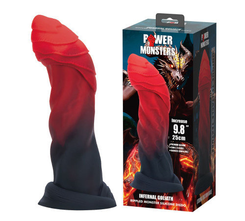 Фаллоимитатор-гигант на присоске Infernal Goliath - 23,7 см.