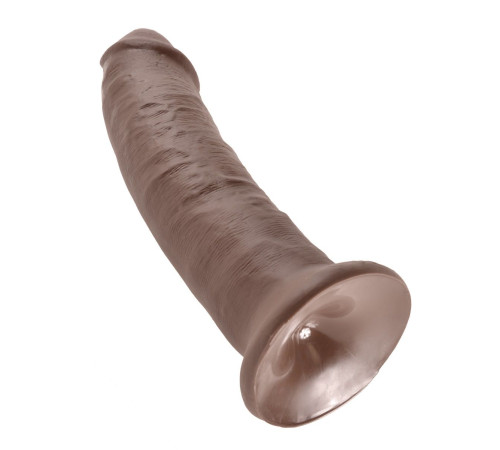 Коричневый фаллоимитатор 9  Cock - 22,9 см.