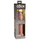 Заказать Телесный фаллоимитатор 9  Silicone Dual Density Cock - 25,4 см.