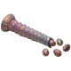 Заказать Фантазийный фаллоимитатор Deep Invader Tentacle Ovipositor Silicone Dildo with Eggs - 22,9 см.