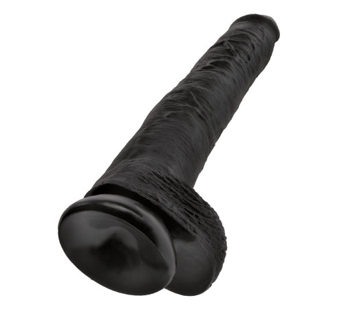 Чёрный фаллоимитатор-гигант 14 Cock with Balls - 37,5 см. Чёрный фаллоимитатор-гигант 14 Cock with Balls - 37,5 см.