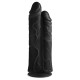 Заказать Черный сдвоенный фаллоимитатор Double Stuffer 10’’ Double Pecker Dildo - 27 см.