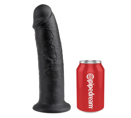 Чёрный фаллос-гигант 10 Cock - 25,4 см. Чёрный фаллос-гигант 10 Cock - 25,4 см.