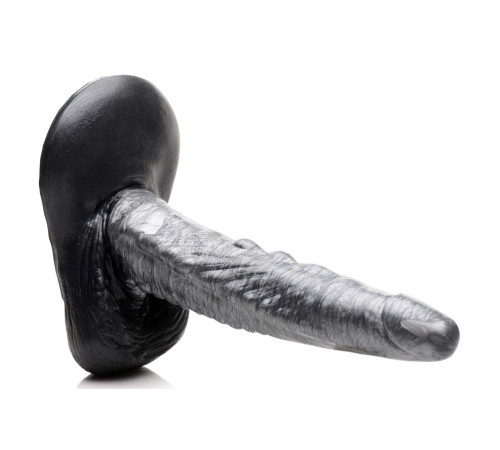 Серый фантазийный фаллоимитатор The Gargoyle Rock Hard Silicone Dildo - 23,6 см. Серый фантазийный фаллоимитатор The Gargoyle Rock Hard Silicone Dildo - 23,6 см.