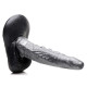 Заказать Серый фантазийный фаллоимитатор The Gargoyle Rock Hard Silicone Dildo - 23,6 см.