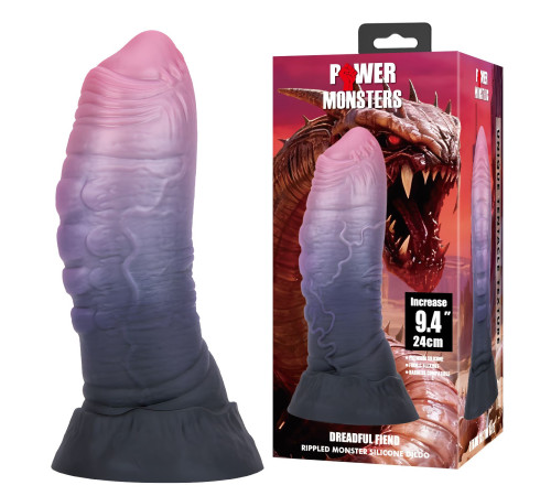Фаллоимитатор-гигант на присоске Dreadful Fiend - 24 см.
