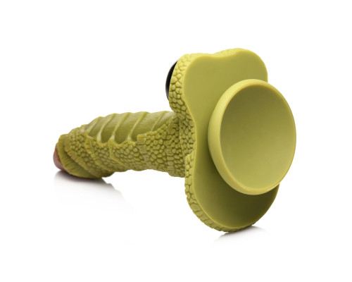 Заказать Фантазийный фаллоимитатор Swamp Monster Green Scaly Silicone Dildo - 23,9 см. Заказать Фантазийный фаллоимитатор Swamp Monster Green Scaly Silicone Dildo - 23,9 см.