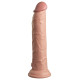 Заказать Телесный фаллоимитатор 9  Silicone Dual Density Cock - 25,4 см.