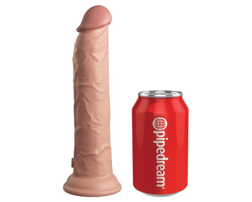 Заказать Телесный фаллоимитатор 9  Silicone Dual Density Cock - 25,4 см.