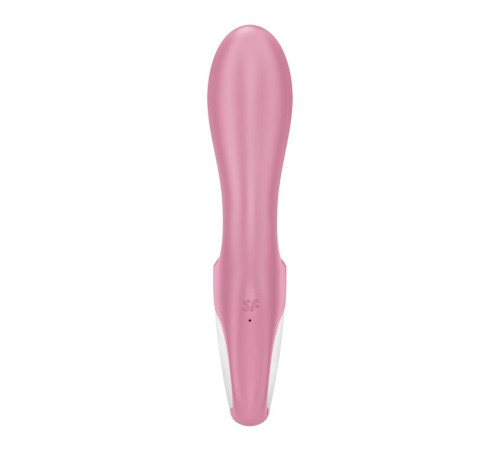 Розовый вибратор-кролик с расширением Air Pump Bunny 2 - 20,4 см.