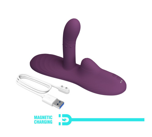 Фиолетовая виброподушка Luka с пультом ДУ