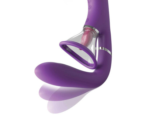 Заказать Сиреневый вибростимулятор с помпой и имитатором языка Her Ultimate Pleasure Pro Заказать Сиреневый вибростимулятор с помпой и имитатором языка Her Ultimate Pleasure Pro