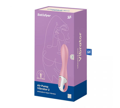 Розовый вибромассажер с функцией расширения Air Pump Vibrator 2 - 20,9 см. Розовый вибромассажер с функцией расширения Air Pump Vibrator 2 - 20,9 см.