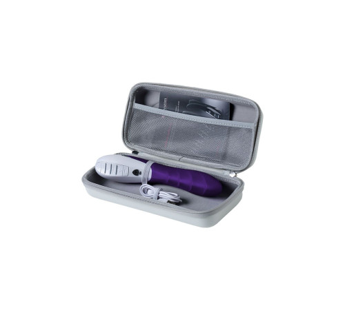 Фиолетовый вибратор Mystim Sassy Simon - 27 см.