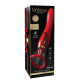 Заказать Красный двухсторонний вибростимулятор Ultimate Pleasure 24K Gold Luxury Edition - 25 см.