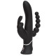 Заказать Черный перезаряжаемый вибратор Triple Curve Rechargeable Rabbit Vibrator - 25,4 см.