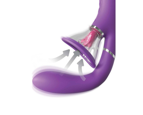 Заказать Сиреневый вибростимулятор с помпой и имитатором языка Her Ultimate Pleasure Pro Заказать Сиреневый вибростимулятор с помпой и имитатором языка Her Ultimate Pleasure Pro