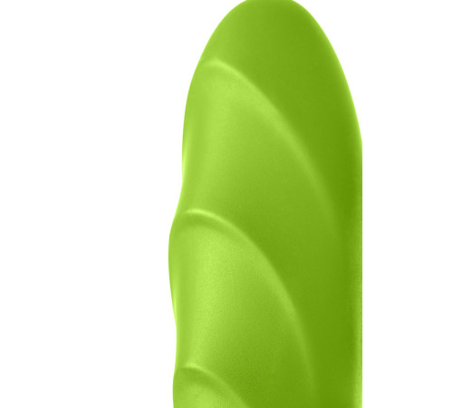 Вибратор Mystim цвета лайма Sassy Simon - 27 см.