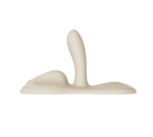 Белая виброподушка с функцией нагрева Flora