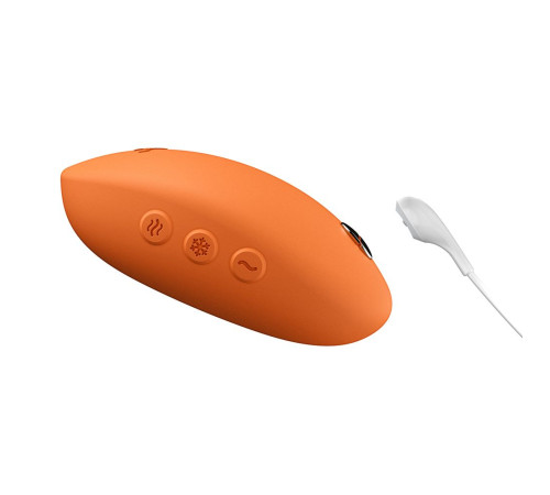Оранжевый вибратор We-Vibe Temp для температурных игр