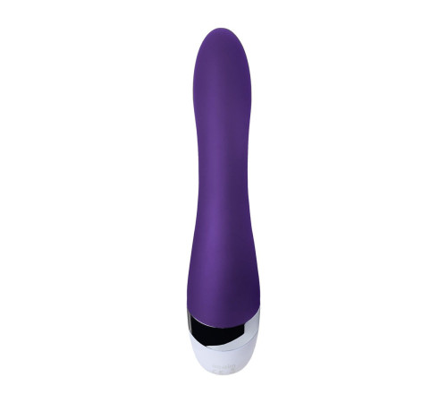 Фиолетовый вибратор Mystim Sassy Simon - 27 см.