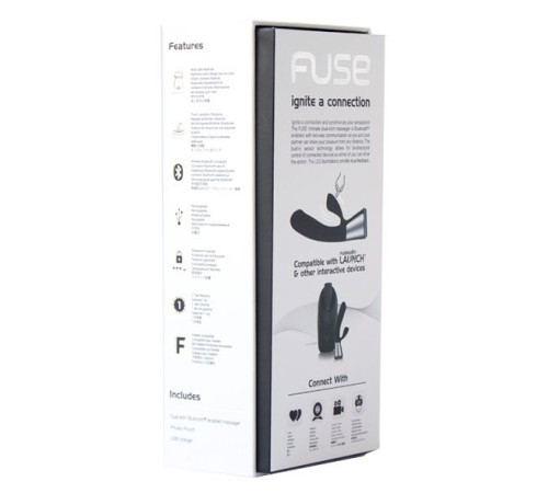 Чёрный интерактивный вибратор Kiiroo Ohmibod Fuse - 18 см. Чёрный интерактивный вибратор Kiiroo Ohmibod Fuse - 18 см.