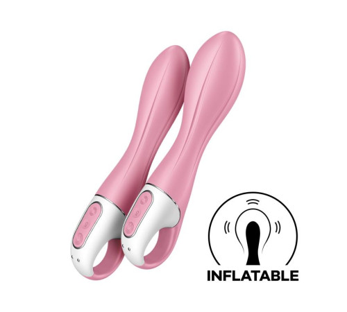 Розовый вибромассажер с функцией расширения Air Pump Vibrator 2 - 20,9 см. Розовый вибромассажер с функцией расширения Air Pump Vibrator 2 - 20,9 см.