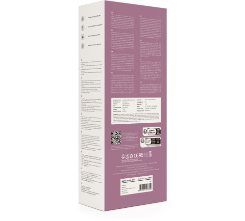 Сиреневый интерактивный вибратор-кролик Trysta Neo с шариком для зоны G - 18,4 см.