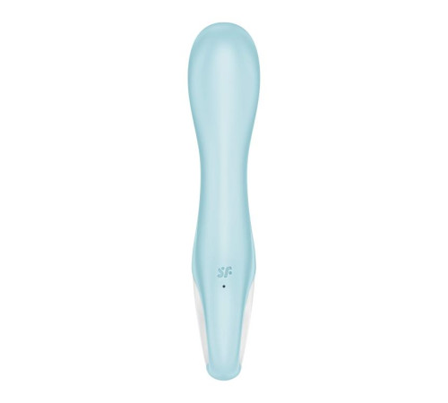 Голубой вибромассажер Air Pump Vibrator 5+ - 21 см. Голубой вибромассажер Air Pump Vibrator 5+ - 21 см.