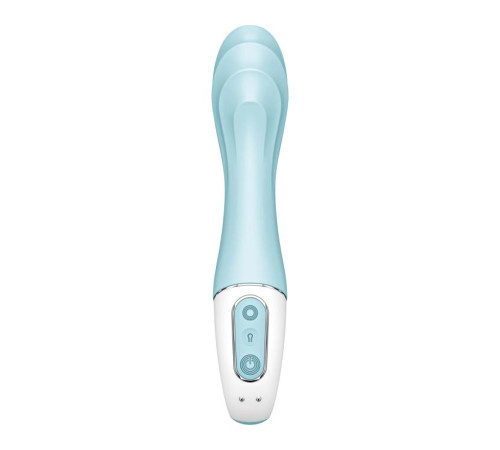 Голубой вибромассажер Air Pump Vibrator 5+ - 21 см. Голубой вибромассажер Air Pump Vibrator 5+ - 21 см.