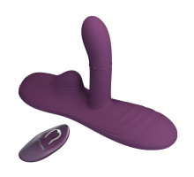 Фиолетовая виброподушка Luka с пультом ДУ