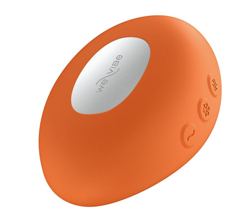 Оранжевый вибратор We-Vibe Temp для температурных игр