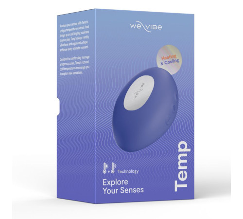 Сиреневый вибратор We-Vibe Temp для температурных игр