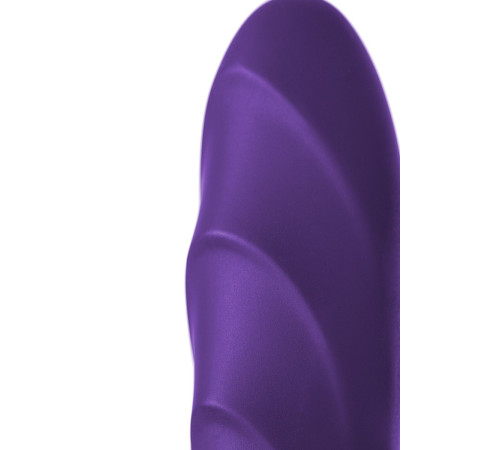 Фиолетовый вибратор Mystim Sassy Simon - 27 см.