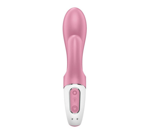 Розовый вибратор-кролик с расширением Air Pump Bunny 2 - 20,4 см.