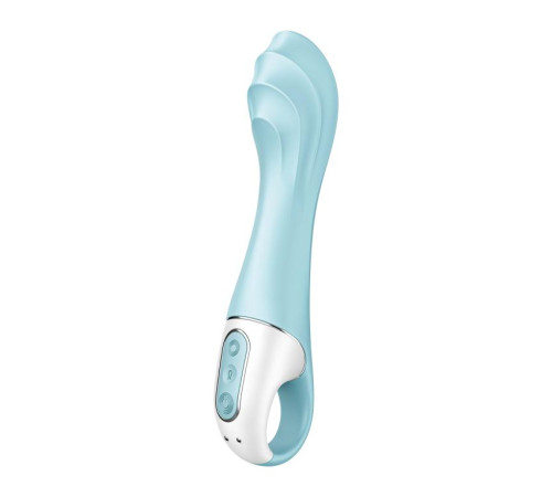 Голубой вибромассажер Air Pump Vibrator 5+ - 21 см. Голубой вибромассажер Air Pump Vibrator 5+ - 21 см.