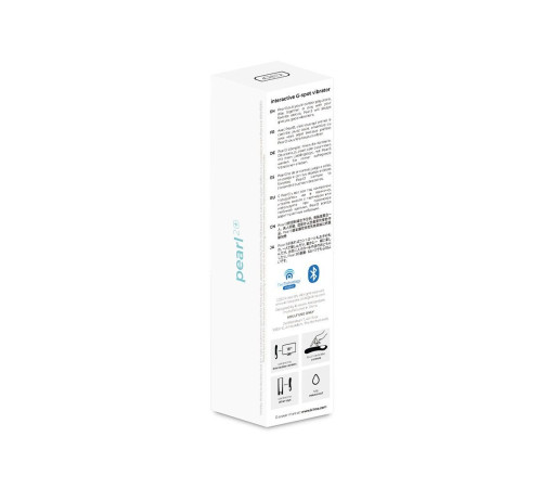 Голубой интерактивный вибратор Pearl2+ - 20 см. Голубой интерактивный вибратор Pearl2+ - 20 см.