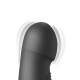 Черный вибратор с функцией фрикций Pogo Thruster - 23,5 см.