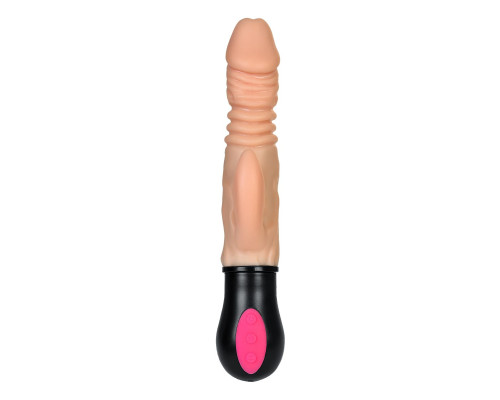 Реалистичный вибратор A-Toys с функцией Up-Down - 24,2 см.
