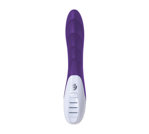Фиолетовый вибратор Mystim Sassy Simon - 27 см.